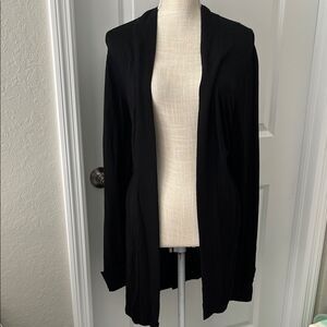White House Black Market Elegant Black Cardigan